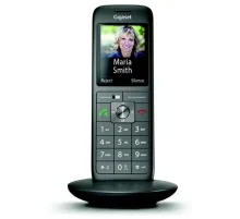 Трубка дополительная Dect Gigaset CL660HX HSB RUS черный S30852-H2862-R101