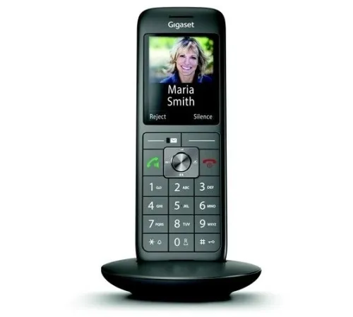 Трубка дополительная Dect Gigaset CL660HX HSB RUS черный S30852-H2862-R101
