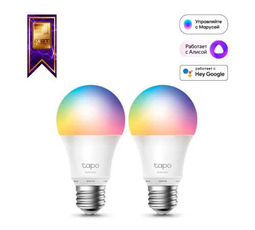 Умная Wi-Fi лампа TP-Link Tapo L530E (2-pack) L530E(2-PACK)