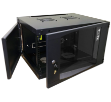 Шкаф настенный Lanmaster Next TWT-CBWNG-6U-6X6-BK
