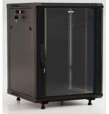 Шкаф настенный Hyperline TWB-FC-1566-GP-RAL9004